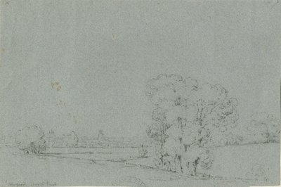Stafford - North East View: blyantstegning, nd [?1800-tallet] af Unbekannt