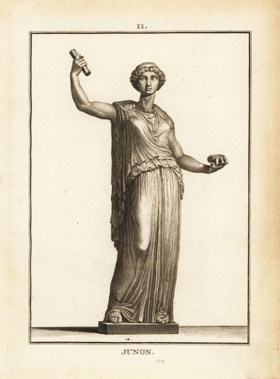 Statue af den romerske gudinde Juno, gudernes dronning af Unbekannt