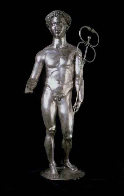 Statuette af Merkur, 2.-3. århundrede f.Kr. (sølv) af Unbekannt
