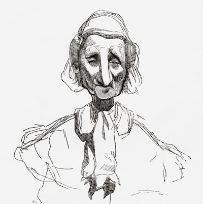 Strasbourgeoise, efter et værk af Gustave Dore, illustration fra 