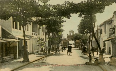 Gadebillede af Hanoi, Vietnam. af Unbekannter Künstler