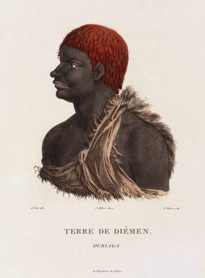 Tasmansk aboriginal, Australien af Unbekannter Künstler