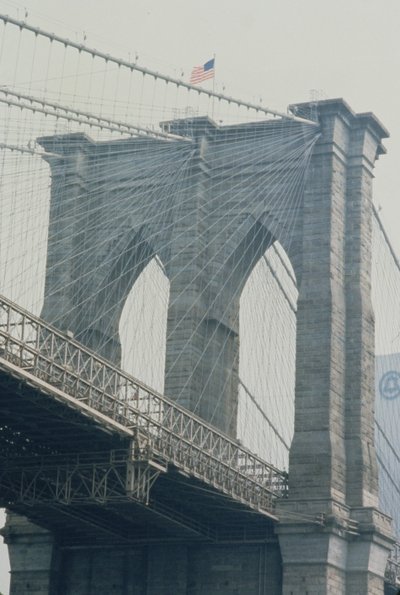 Brooklyn Bridge (foto) (se også 114752) af Unbekannt