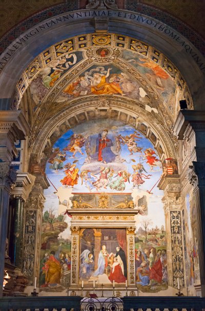 Carafa-kapellet, Santa Maria sopra Minerva, Rom, Italien (foto) af Unbekannter Künstler