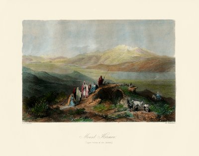 Det hellige land - Hermon-bjerget - Bibelen af Unbekannter Künstler