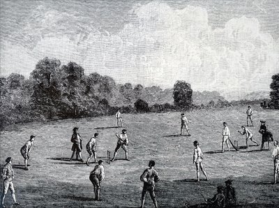 Royal Academy Club spiller cricket af Unbekannt