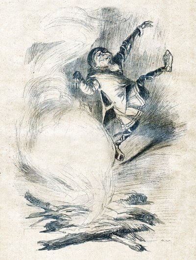Tracassin-dværgen. (Illustration, ca. 1910) af Unbekannter Künstler