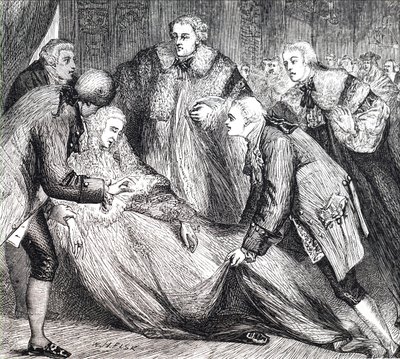 William Pitts død. af Unbekannt