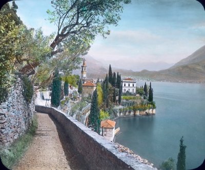 Varenna kommune ved Comosøen i Norditalien af Unbekannter Künstler