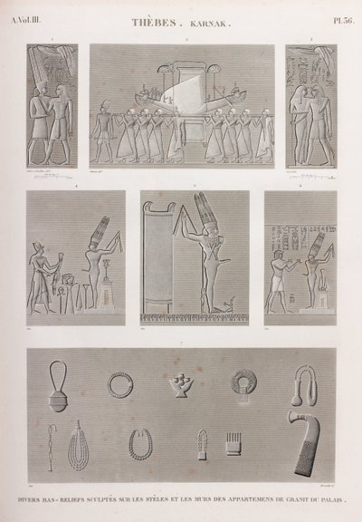 Theben, Karnak af Unbekannt