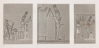 Theben, Karnak nærbillede serie af Unbekannt