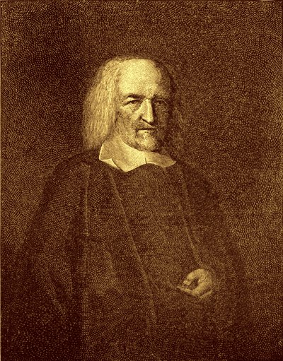 Thomas Hobbes (gravering) af Unbekannter Künstler