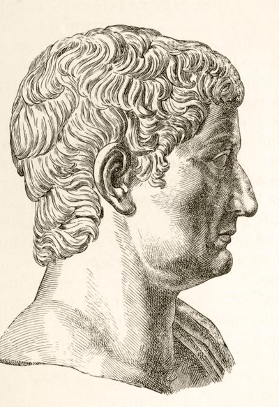 Tiberius Caesar Augustus (42BC - 37AD), Anden romersk kejser, født Tiberius Claudius Nero, fra 