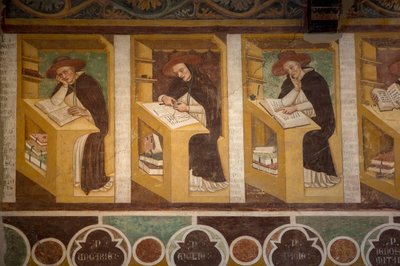 Tommaso Barisini, også kaldet Tommaso da Modena, sec. XIII, fresco, St. Nicolò kirke, skib, Treviso, Italien (foto) af Unbekannt