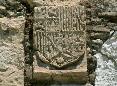 Tower of Homage, Alcazaba i Almeria, Andalusien. Detalje. af William M. Timlin