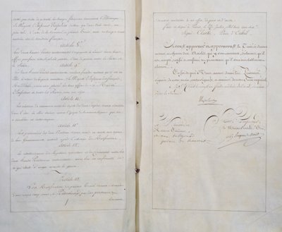 Traktat om evig fred og venskab mellem Frankrig og Rusland, underskrevet i Paris den 20. juli af Unbekannt