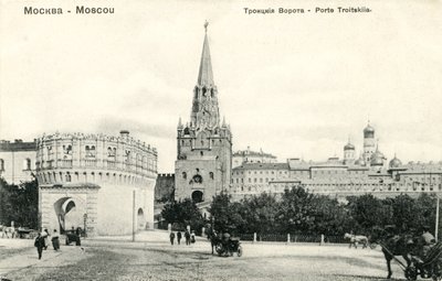 Troitskaia Bashnia (Treenighedsporten), Moskva af Unbekannter Künstler