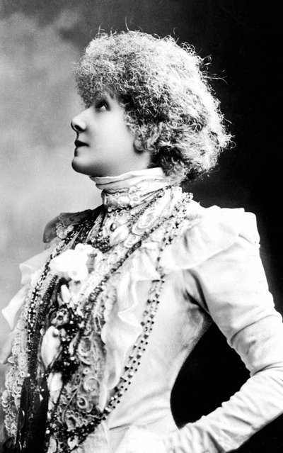 Storbritannien: Skuespillerinde Sarah Bernhardt (22/9/1844-26/3/1923) af Unbekannt