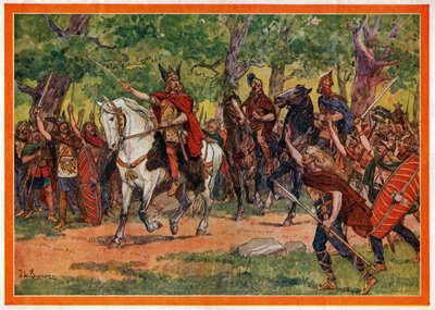 Vercingetorix. af Unbekannter Künstler