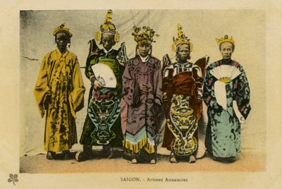 Vietnamesiske kunstnere. af Unbekannter Künstler