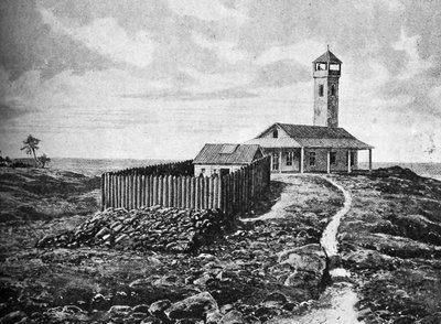 Udsigt over Djævelens ø af Unbekannt