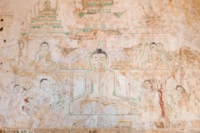 Vægmaleri, Sulamani Pahto, Bagan (foto) af Unbekannter Künstler