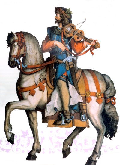 Walther von der Vogelweide, begyndelsen af ​​det 20. århundrede (illustration) af Unbekannter Künstler