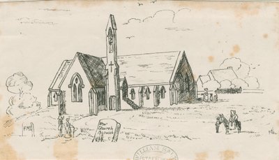 Walton-on-the-Hill Church [Ny]: litografi, nd [c 1840] af Unbekannt