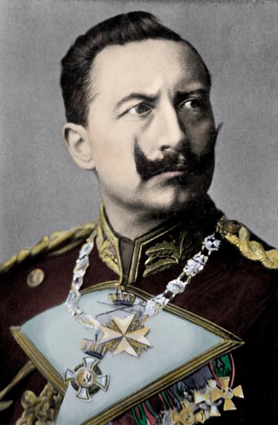 Wilhelm II , tysk kejser fra 1888 - 1941 af Unbekannter Künstler