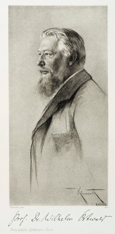 Wilhelm Ostwald, lettisk kemiker, ca. 1910 af Unbekannt