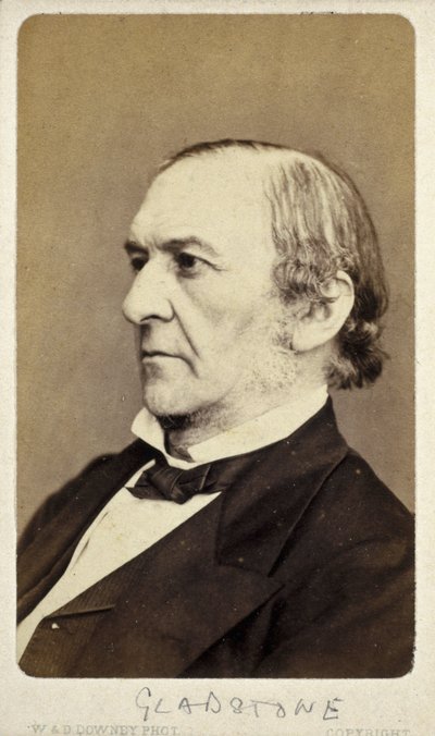 William Ewart Gladstone, engelsk liberal statsmand, ca. 1870