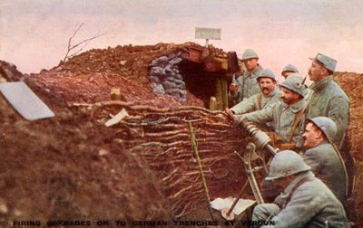 1. Verdenskrig: Slaget ved Verdun af Unbekannter Künstler