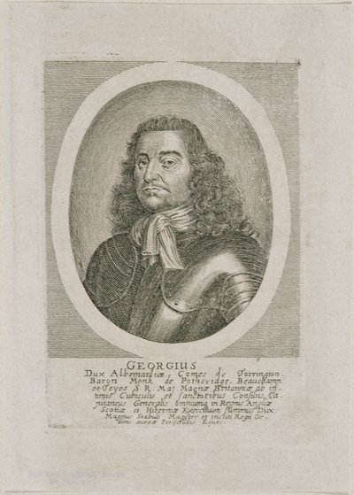 George Monk, hertug af Albemarle og jarl af Torrington af Unbekannter Stecher