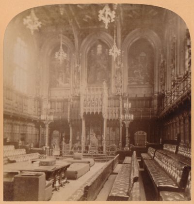 House of Lords, Houses of Parliament, London, England, 1900. af Underwood and Underwood