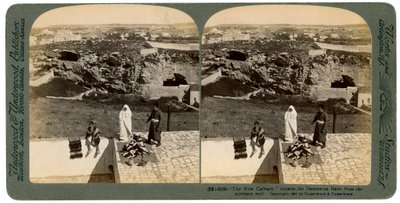 Jerusalem set fra Damaskus-porten, Palæstina, 1901. af Underwood and Underwood