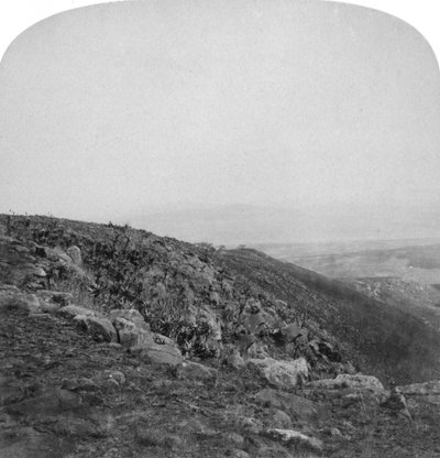Sydskråningen af Spion Kop, Sydafrika, Boer War, 1901. af Underwood and Underwood