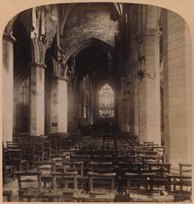 St. Giles Cathedral, Edinburgh, Skotland, 1896. af Underwood and Underwood