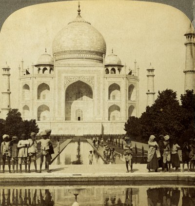 Taj Mahal, Agra, Uttar Pradesh, Indien. af Underwood and Underwood