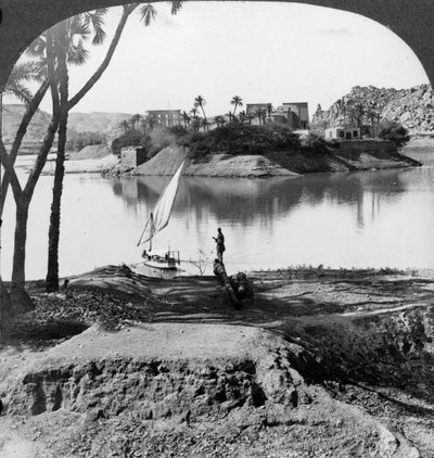Øen Philae, Egypten, 1905. af Underwood and Underwood