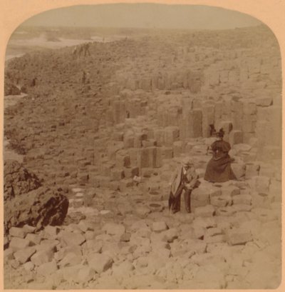 Wonderful Giants Causeway, County Antrim, Irland, 1899. af Underwood and Underwood