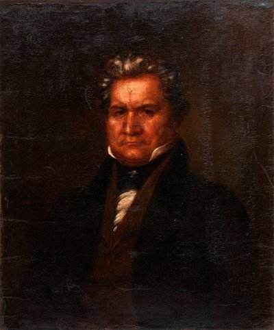 Major Ridge, portræt af Cherokee-indianer af Unidentified