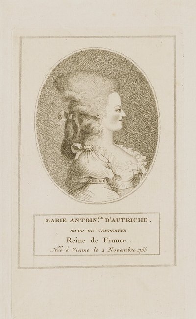 Marie Antoinette af Unidentified