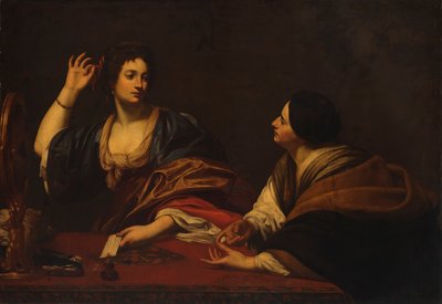 Martha skælder sin forfængelige søster Maria Magdalene ud af Unidentified