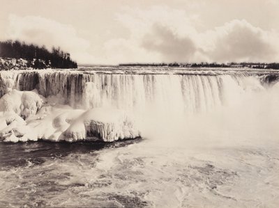 [The Canadian Falls, vinter]. af Unidentified