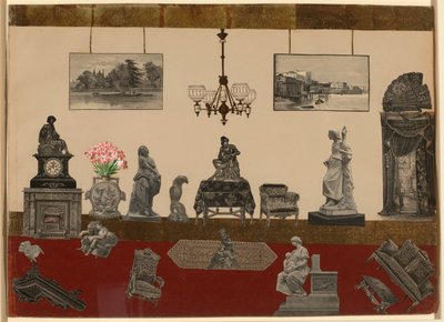 Uden titel (victoriansk collage) af Unidentified