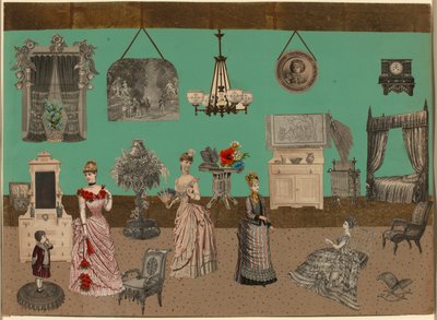 Uden titel (victoriansk collage) af Unidentified