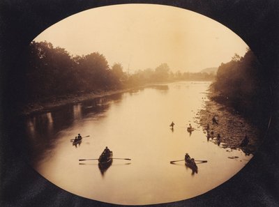 [Udsigt ved Gervanda nedstrøms fra broen]. af Unidentified