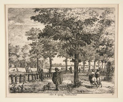Aan d. ingang Vanden Harit (ved indgangen til Vanden Harit) af Unknown