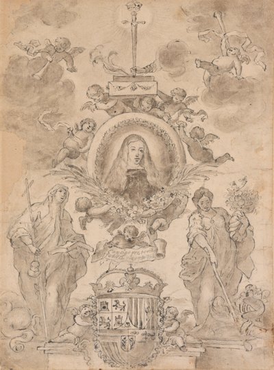 Allegori af Karl II af Spanien af Unknown