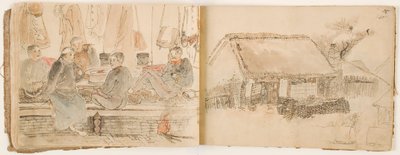 Kunstnerens skitsebog fra den russisk-japanske krig af Unknown